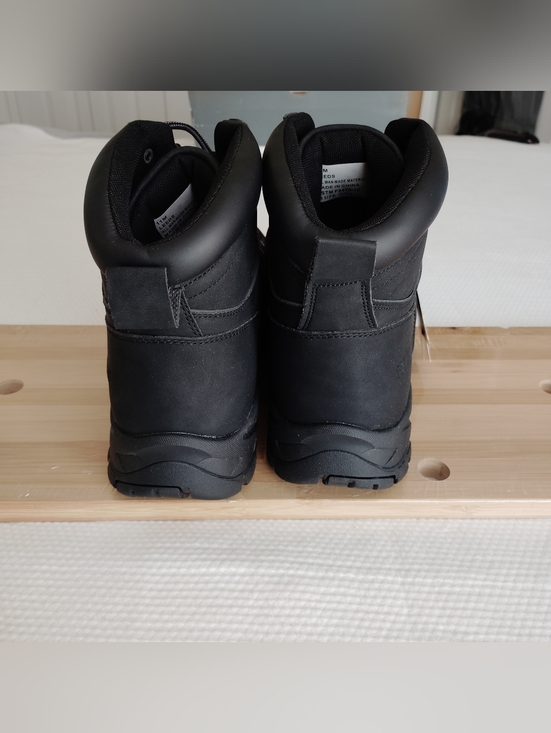 Nevados Leeds Black Work Boots Steel Toe Safety Shoe Men\'s sz 11 .